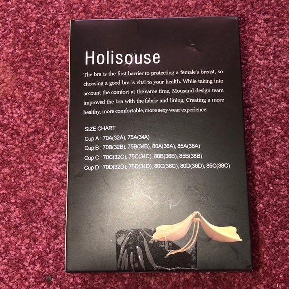 NWT Holisouse Invisible Bra - Picture 3 of 4